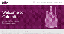 Desktop Screenshot of calumite.co.uk